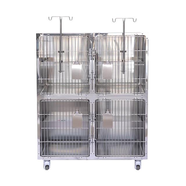 Luxury Stainless Steel Veterinary Therapy Cage PLVC-007