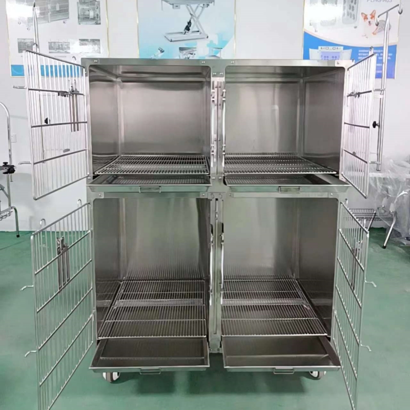 Veterinary Dog Crate with Divider PLVC-A04