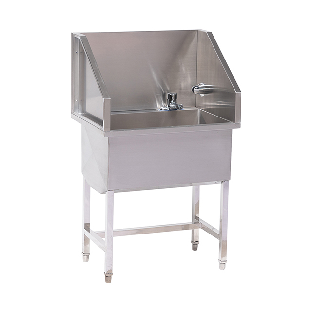 Stainless Steel Dog Wash Basin Large Dog SPA Bathtub PLXYC-02