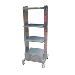 Multi-layer Vet Surgical Cart With Socket For Clinic Hospital PLST-05