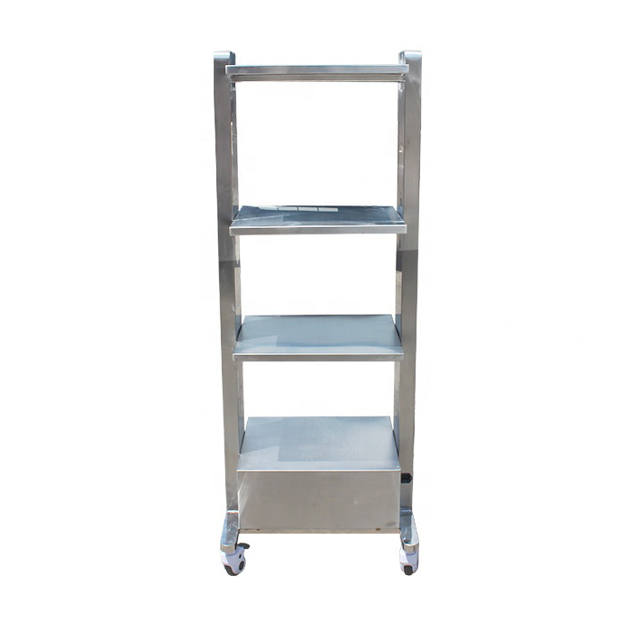 Multi-layer Vet Surgical Cart With Socket For Clinic Hospital PLST-05