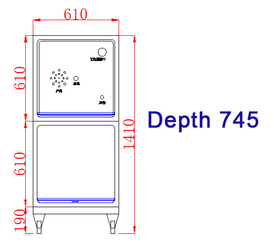 Stainless Steel Animal Dog Oxygen Cage PLVC-001