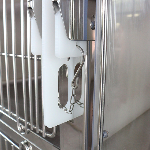 Luxury Stainless Steel Veterinary Dog Cat Cage PLVC-009