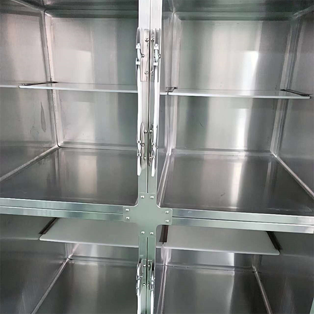 Luxury Stainless Steel Veterinary Therapy Cage PLVC-007