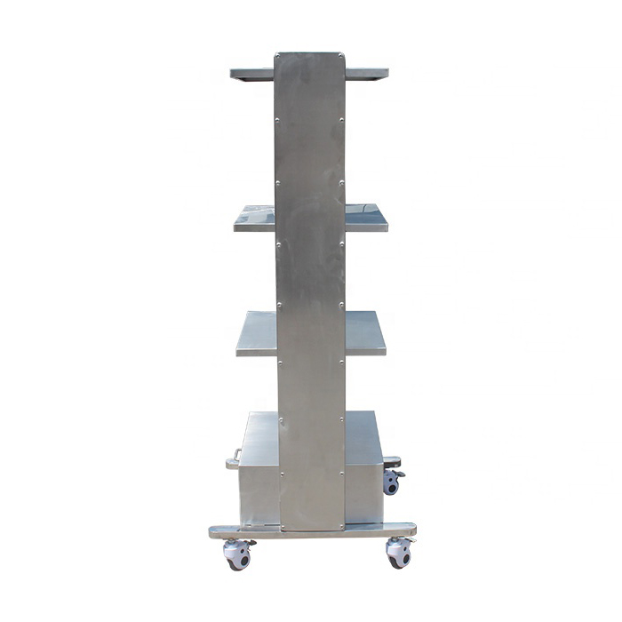 Multi-layer Vet Surgical Cart With Socket For Clinic Hospital PLST-05