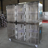 Luxury Stainless Steel Veterinary Dog Cat Cage PLVC-009