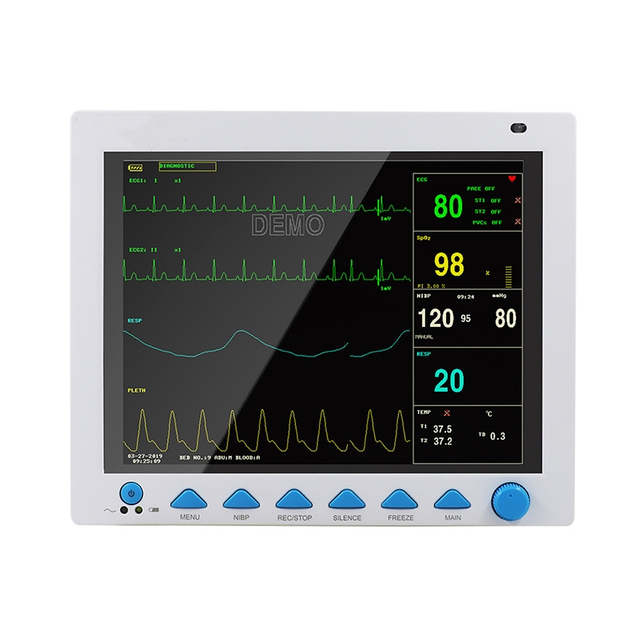 Portable 12.1-Inch Multiparameter Veterinary Monitor CMS8000VET