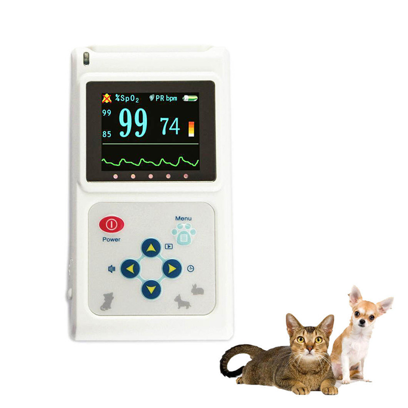 Handheld Veterinary Blood Oxygen Pulse Oximeter CMS60D-VET