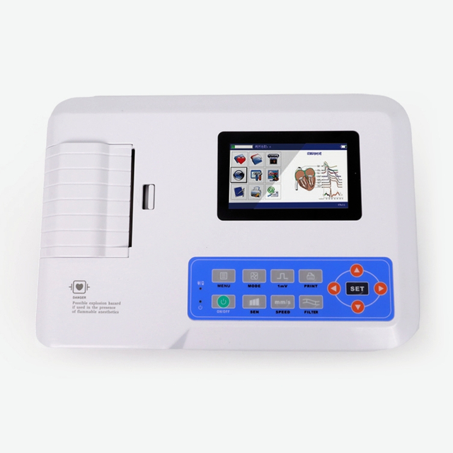 Vet Portable 3-Channel ECG Machine ECG300G-VET