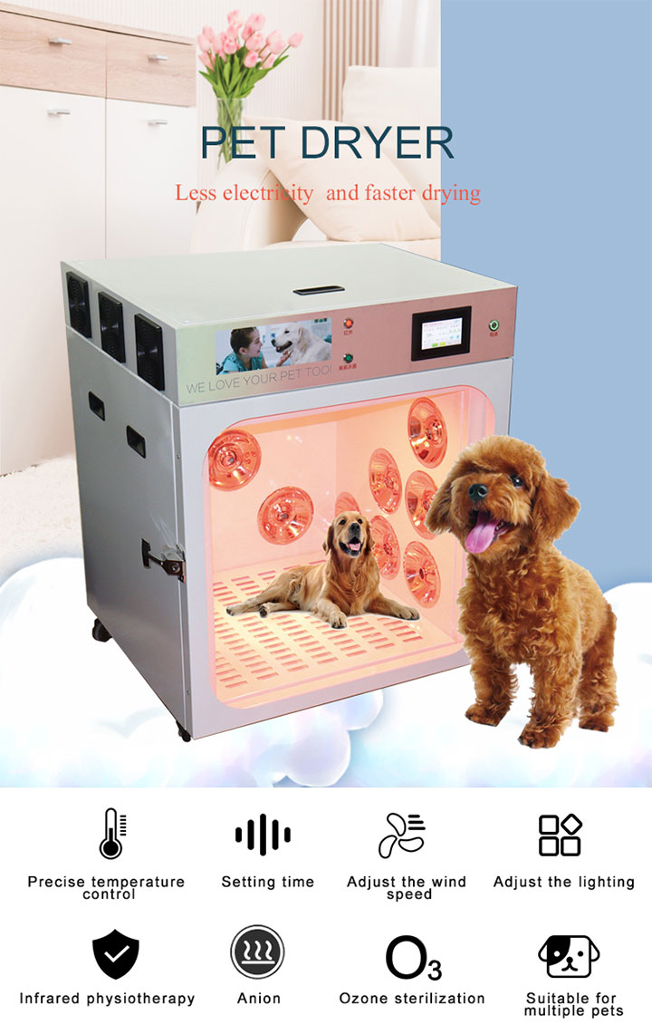 Automatic Pet Cat Dog Hair Dryer Box 01