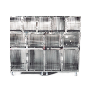 Large 13 Doors Pet Hospital Veterinary Cages PLVC-13